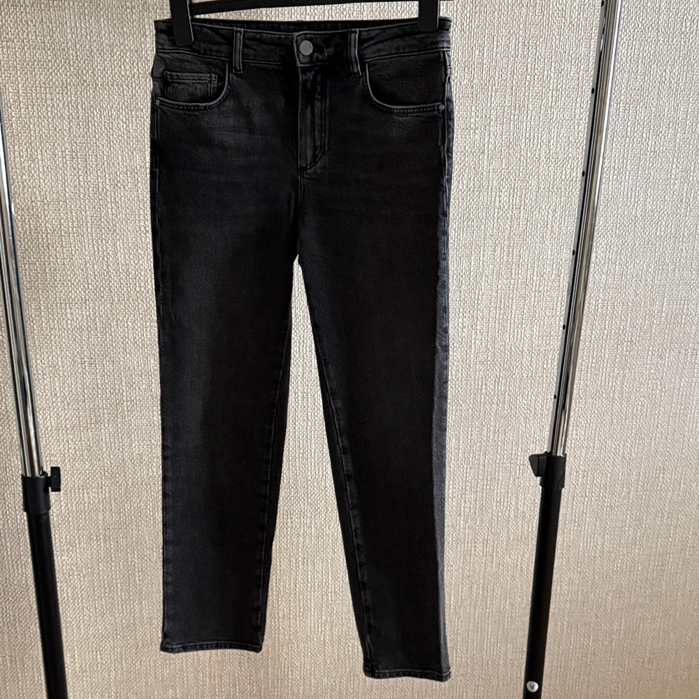 Massimo Dutti Grey Ankle Jeans